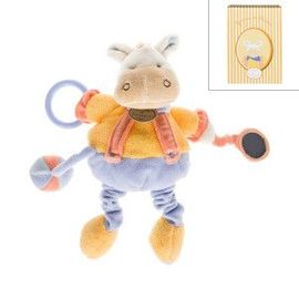 Ane Pantin Activités Doudou Et Compagnie Collection Graines De Doudou Bleu Orange Balle Miroir Cerceau