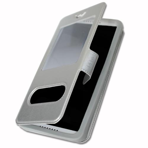 Etui Housse Coque Folio Argent Pour Ice-Phone Forever By Ph26