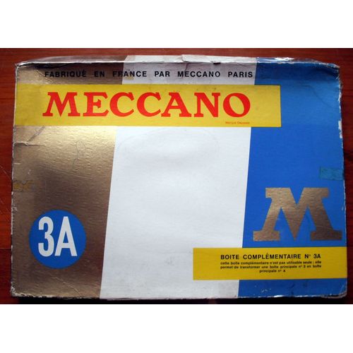 Meccano Vintage Serie 3 A Reconstitue