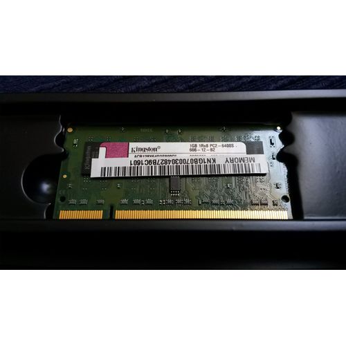 Mémoire RAM Kingston 1Gb 1Rx8 - PC2 6400S 666 - 12 - B2