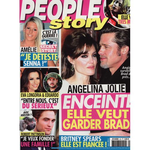 People Story / 06-2011 N°30 : Angelina Jolie / Brad Pitt (2p) - Robert Pattinson (2p) Lady Gaga (2p)