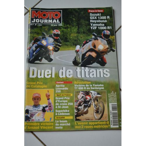 Moto Journal  N° 1381 : Aprilia, Yamaha, Suzuki