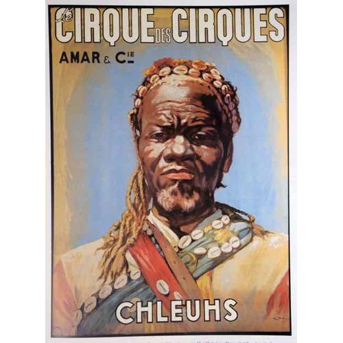 Affiche Cirque Des Cirques Chleuhs
