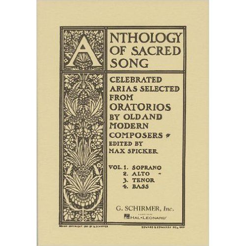 Anthology Of Sacred Song - Volume 2