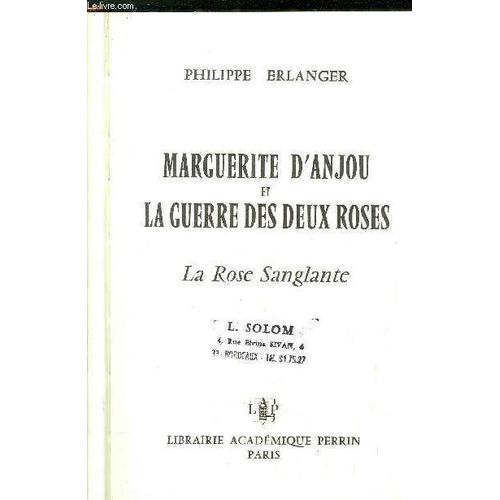 Marguerite D'anjou Et La Guerre Des Deux Roses