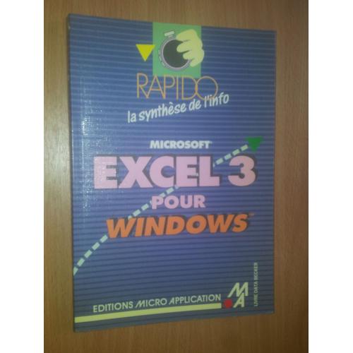 Microsoft Excel 3 Pour Windows 