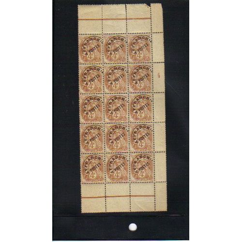 Bloc De 15 Timbres Preobliteres En Bloc N° 40 Neuf **