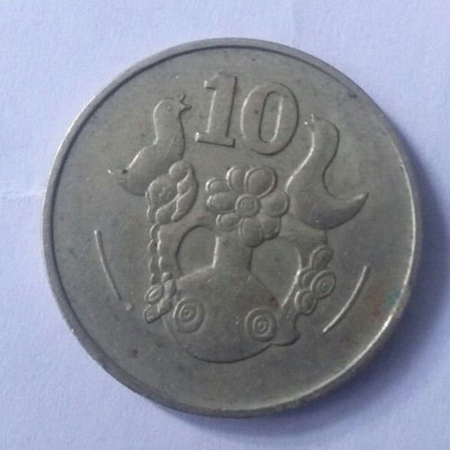 Monnaie Chypre 10 Cents 1983 
