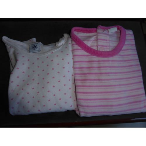Pyjama Petit Bateau . Coton 4 Ans Rose