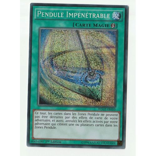 Yu-Gi-Oh! - Wsup-Fr050 - Pendule Impénétrable - Prismatic Secret Rare