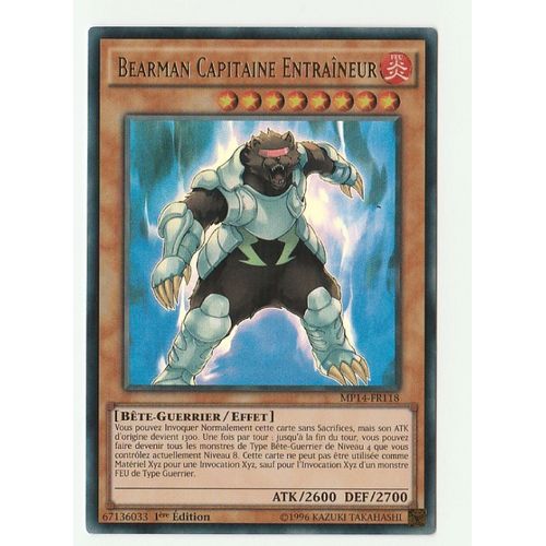Yu-Gi-Oh! - Mp14-Fr118 - Bearman Capitaine Entraîneur - Ultra Rare
