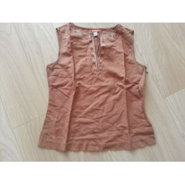 Ensemble Vêtement Cyrillus Lin 40 Marron