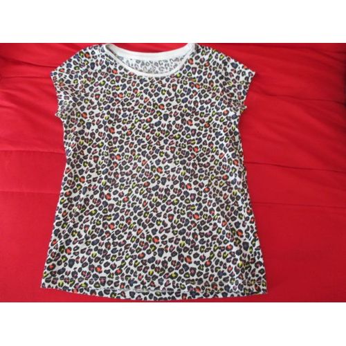 Tee-Shirt Tacheté Fluo12 Ans