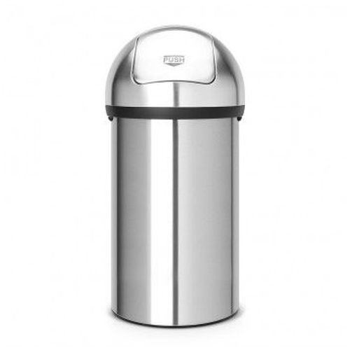 Brabantia Poubelle Push Bin 60 L - Matt Steel