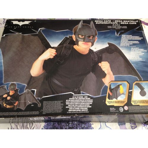 Déguisement Batman Méga Cape Mattel Taille M