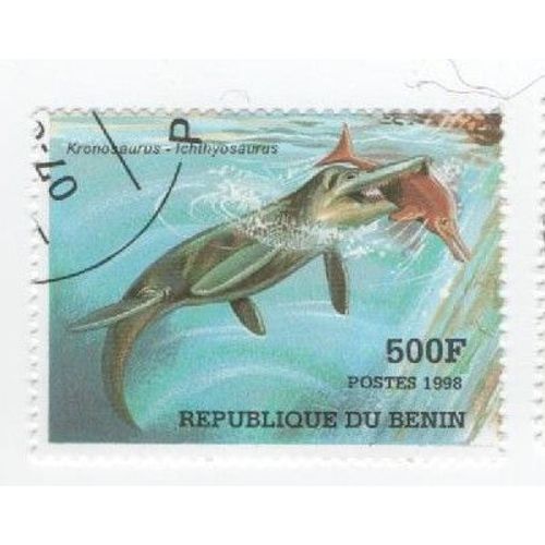 Timbre République Du Bénin Animaux Marin 500f