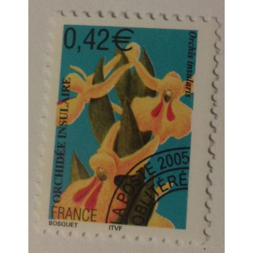 Timbre France Préoblitéré N°249 Orchidée Insulaire 2005 Neuf