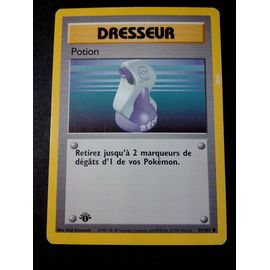 Carte Dresseur Potion 94/102 Set De Base 1ère Édition Fr