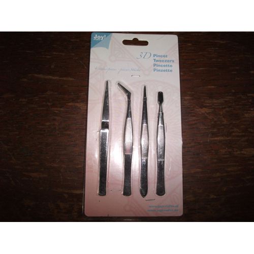 Lot De 4 Pincettes 3d