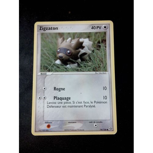 Zigzaton 74/106 Set Ex Emeraude Fr