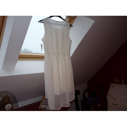 Robe Camaïeu Synthétique 42 Blanc 