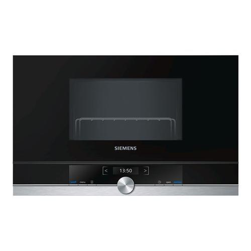 Siemens iQ700 BE634RGS1 - Four micro-ondes grill - intégrable - 21 litres - 900 Watt - acier inoxydable