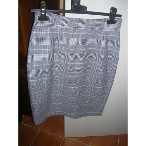 Jupe Doublée La Redoute Polyester 40 Multicolore Taille À Plat 36 Cm.