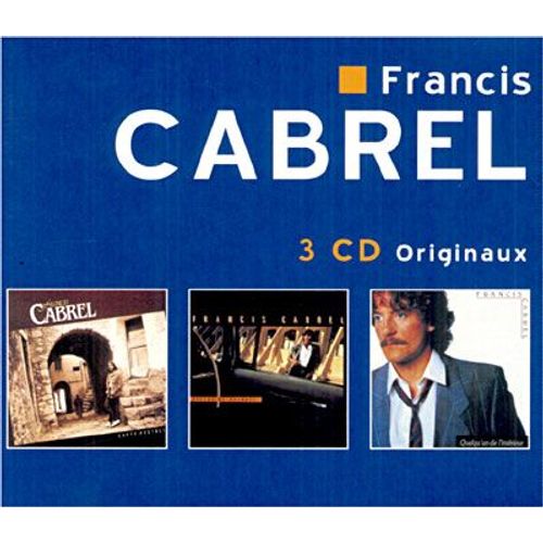 Francis Cabrel Coffret 3 Cd - Carte Postale, Photos De Voyages, Quelqu'un De L'intérieur .