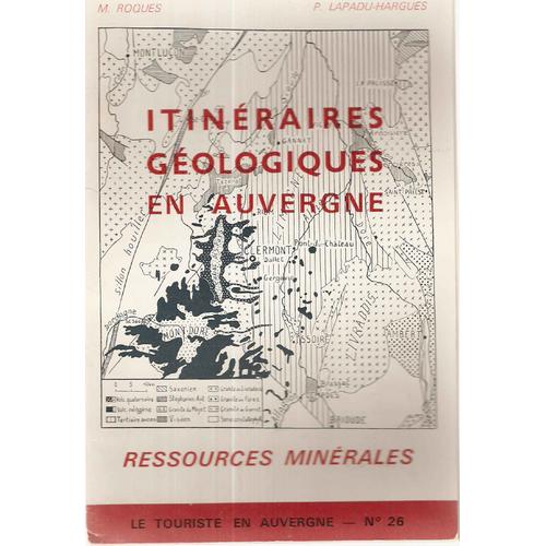 Itinéraires Géologiques En Auvergne Ressources Minérales