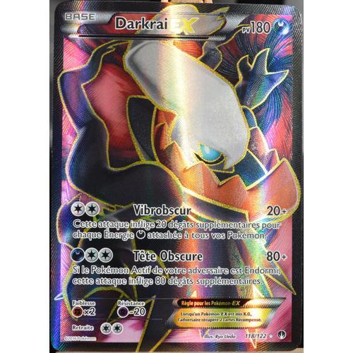 Carte Pokémon 118/122 Darkrai Ex Xy - Rupture Turbo Neuf Fr