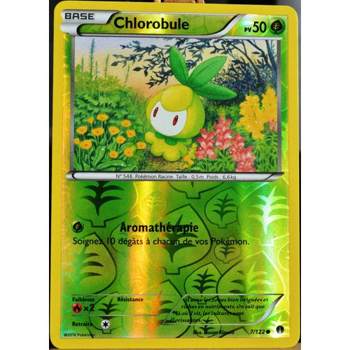 Carte Pokémon 7/122 Chlorobule 50 Pv - Reverse Xy09 - Rupture Turbo Neuf Fr