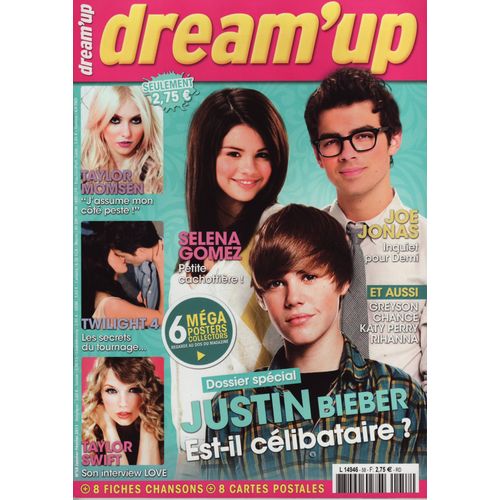 Dream Up / 01-2011 N°58 : Justin Bieber (4p + Poster) Selena Gomez (2p + Pos) - Joe Jonas (2p)