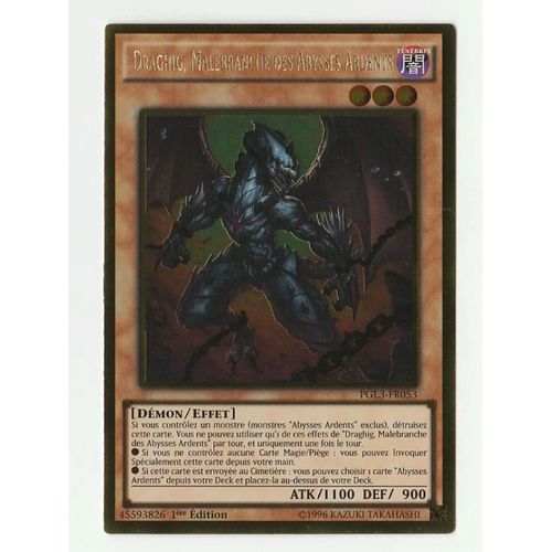 Yu-Gi-Oh! - Pgl3-Fr053 - Draghig, Malebranche Des Abysses Ardents - Gold Rare