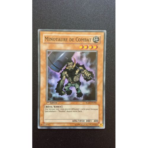 Yu-Gi-Oh! - Rgbt-Fr085 - Minotaure De Combat - Super Rare