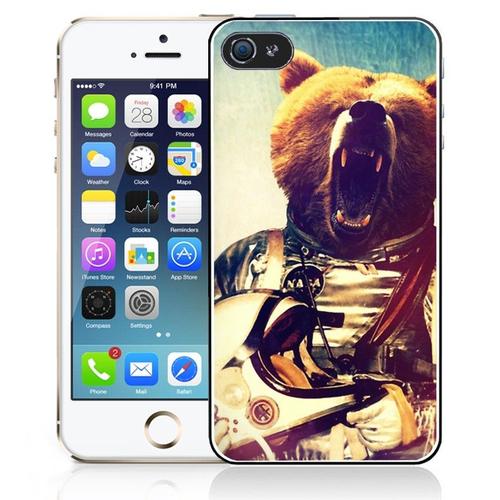 Coque Iphone 5c Animal Astronaute - Ours