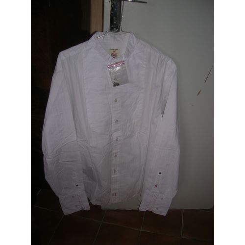 Chemise Liberto Manches Longues Coton Xxl Blanc 