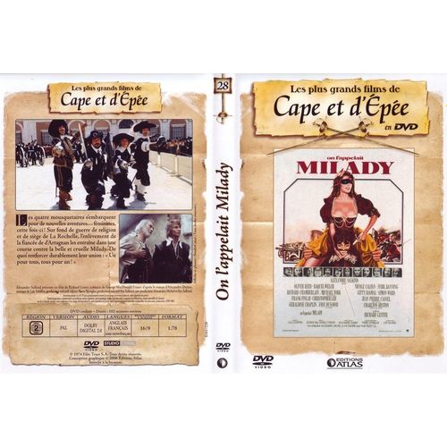 On L'appelait Milady Dvd Les Plus Grands Films De Cape Et D'epee .N° 28 . Acteurs : Richard Chamberlain - Faye Dunaway -  Oliver Reed - Welch, Raquel . Réalisateur : Richard Lester