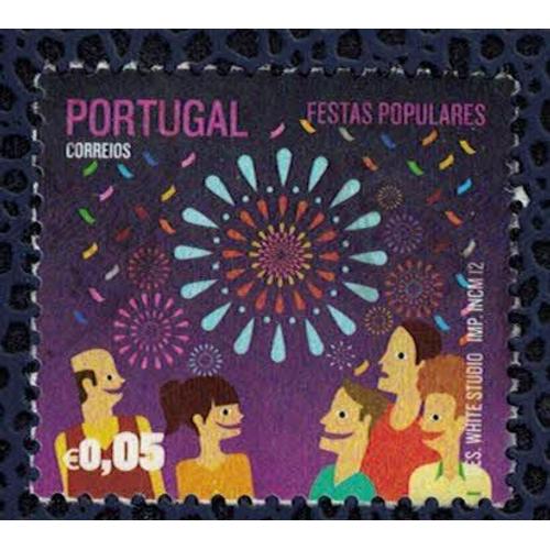 Portugal Timbre Fêtes Populaires Portugaises 2012 Wns Pt075.12