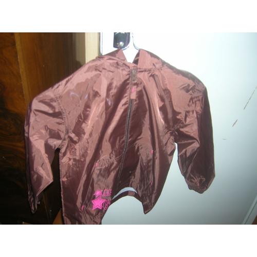 Coupe-Vent Autre À Capuche Polyester 4 Ans Marron 