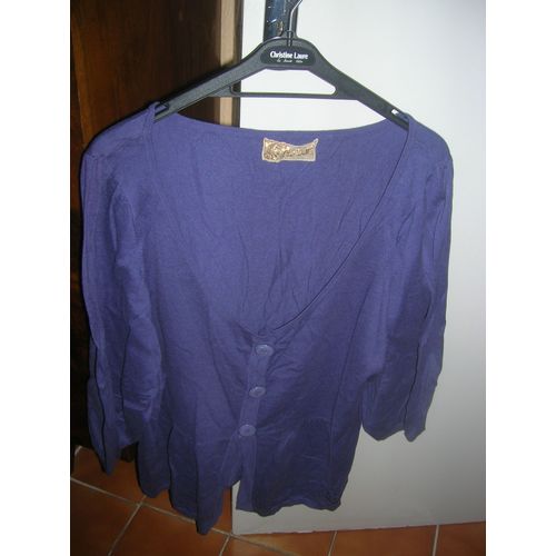 Tunique Rip Curl Manches Longues Boutonnage Devant Coton Unique (44-52) Violet
