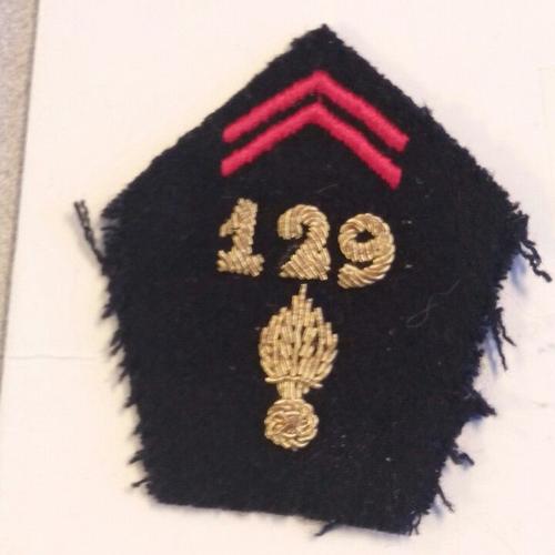 1 Attache De Col 129 Ieme Régiment D'infanterie 