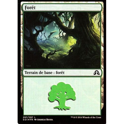 Forêt - Foil - Mtg - Ténèbres Sur Innistrad Vf - C - 297/297