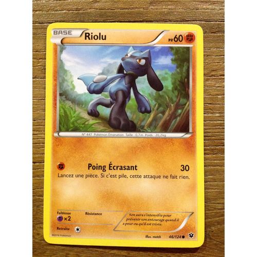 Riolu 46/124 Xy Impact Des Destins 