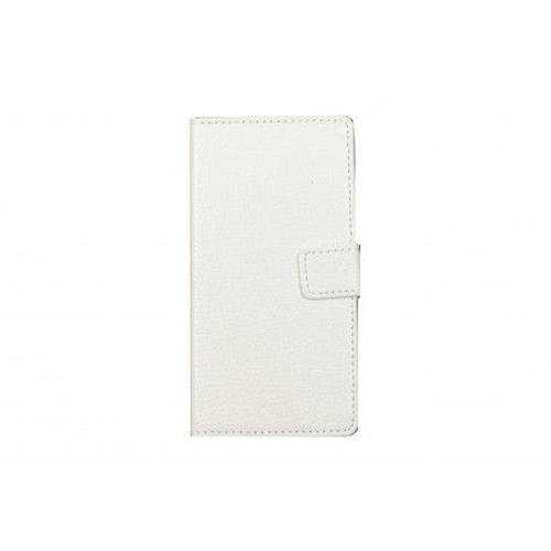 Pochette Pour Sony Xperia Z3 Compact Blanche + Film Protection Écran