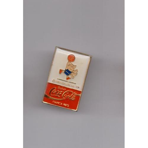 Pin's Coca Cola / Jeux Olympiques Barcelone - Basket (Marca Reg 1988 Coob 1992)