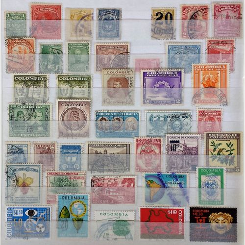 Collection 40 Timbres Oblitérés Colombie