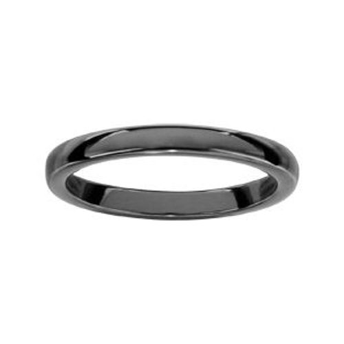 Alliance 1/2 Jonc 2mm Céramique Noire