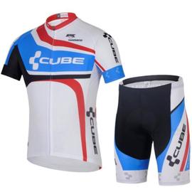 MTBHW Maillot de Cyclisme Courtes vêtement Respirant et Short de Cyclisme pour Homme avec Coussin 3D pour VTT 