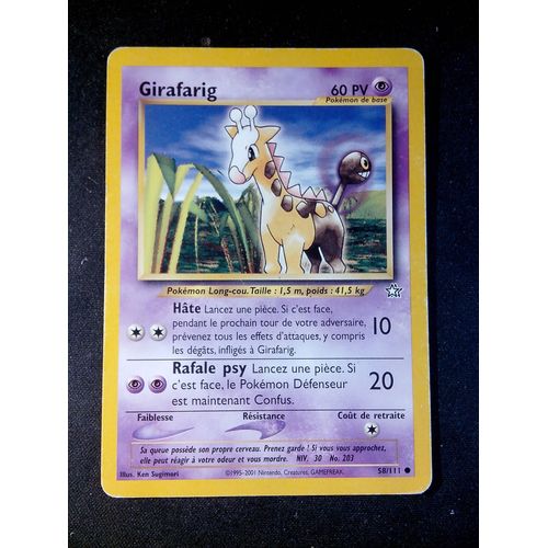 Girafaring 58/111 Set Neo Genesis Fr