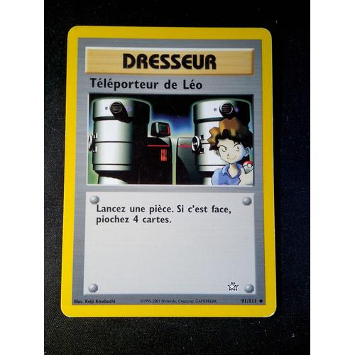 Dresseur Téléporteur De Léo 91/111 Set Neo Genesis Fr